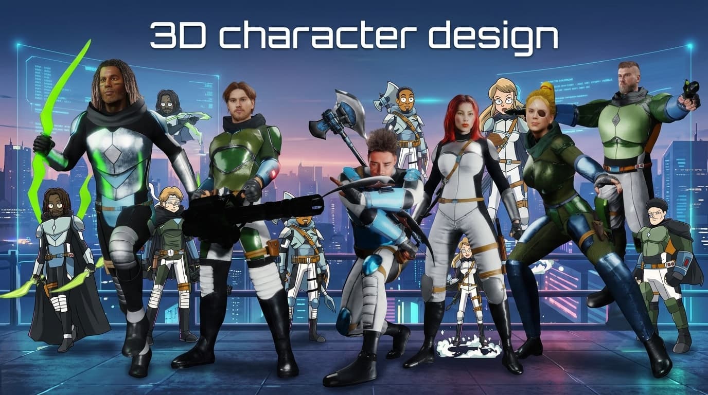 3D Character Design